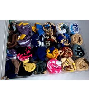 Advent Christmas Calendar Socks Nativity Theme Set of 24 New Open Box